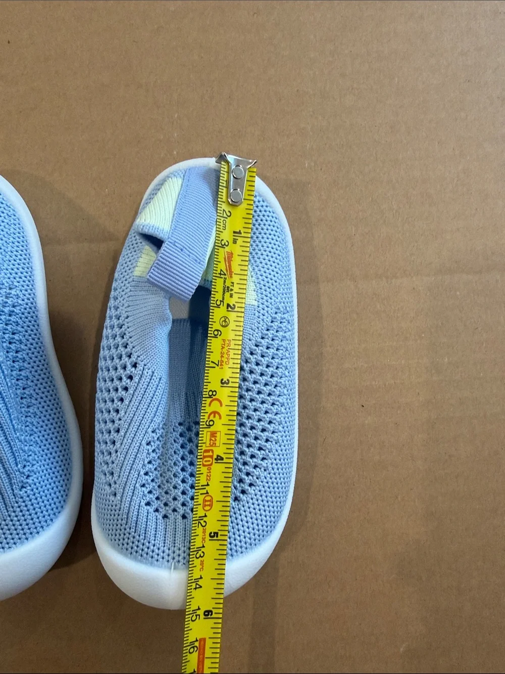 Kiddie kicks Kids Lightweight Knit Slip-On Shoes in Light Blue